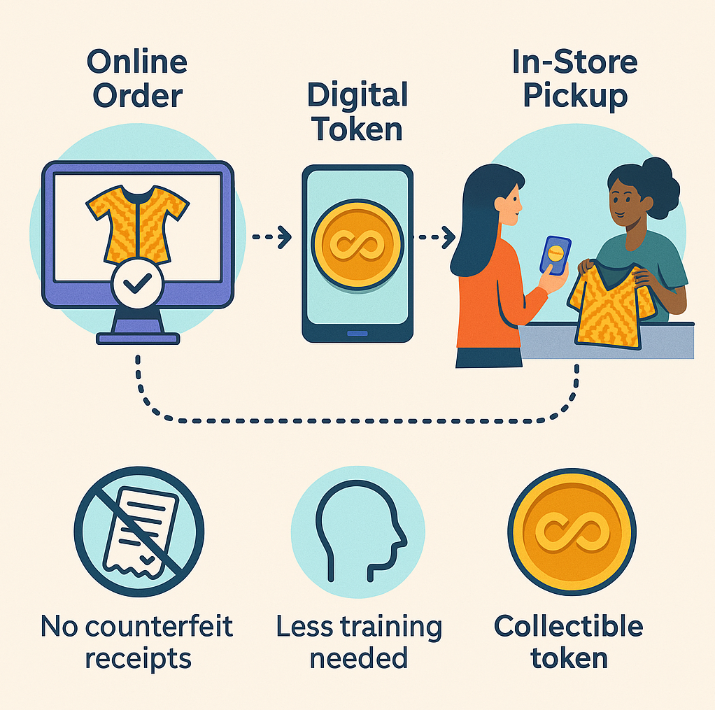Order fulfillment tokens